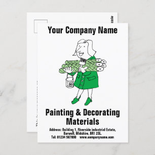 Ontwerpmateriaal voor het decorteren van materiale briefkaart