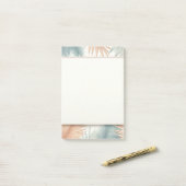 ontwerpnotitie van de natuur post-it® notes (Op bureau)