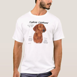 Ontwerpontwerp voor coonhoundhistorie t-shirt