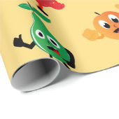 Ontwerppatronen met een schattig karakter cadeaupapier (Rol Hoek)