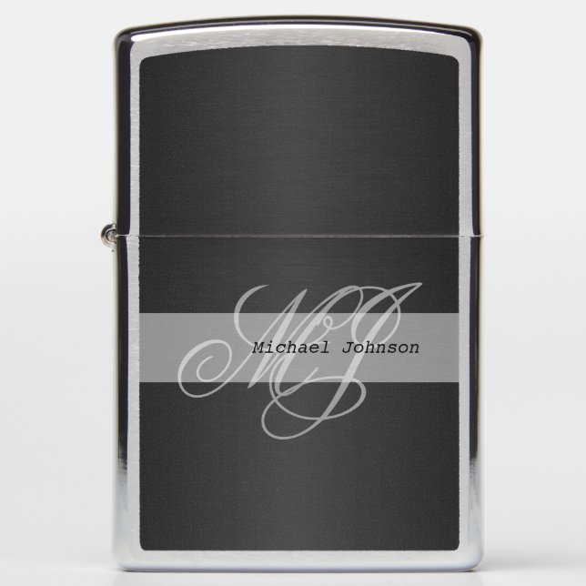 Ontwerppatroon monogram en naam (Voorkant)