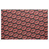 Ontwerppatroon rode lips stof (Fat Quarter)