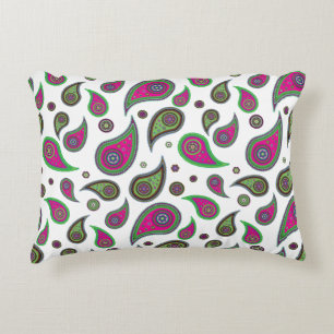 Ontwerppatroon van paisley accent kussen