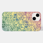 Ontwerppatroon voor regenboogsymbool Case-Mate iPhone case (Achterkant (horizontaal))