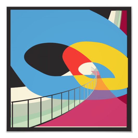 Ontwerppictogram in de Middeleeuwse eeuw Eero Saar Foto Afdruk (Voorkant)