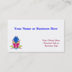 Ontwerpprofielkaart Visitekaartje