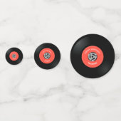 Ontwerptabel voor vinylrecords Confetti (Achterkanten)