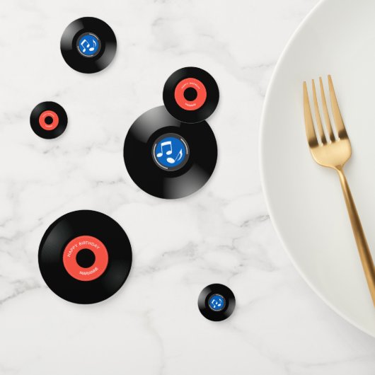 Ontwerptabel voor vinylrecords Confetti (Groep)