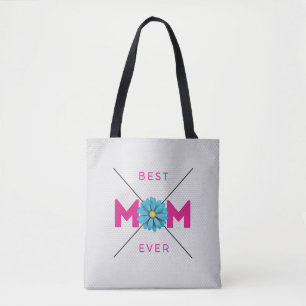 Ontwerptekst bevestigen Beste mama ooit voor Moede Draagtas
