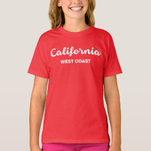 Ontwerptekst voor de West-Kust van Californië T-shirt