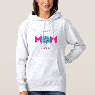 Ontwerptekst voor geluid Beste mama ooit met hart Hoodie