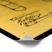 ontwerptrombo-patentafdrukken poster (Hoek)