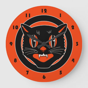  ontwerpventilatorkat met halloween klok