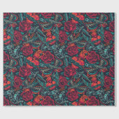 Ontwerpverlooppapier voor Tattoos achteraf Cadeaupapier (Vlak)