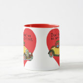 Ontwijk me niet, wees mijn Valentijn! Retro Valent Mok (Midden)