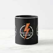 Ontwikkelaar: Bacon Funny Retro Foodie Aesthetic Mok (Midden)