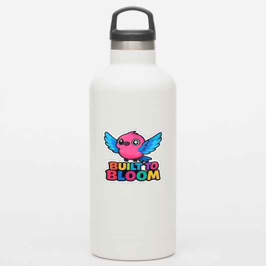 Ontwikkelaar Bloom Hummingbird Sticker (Waterfles)