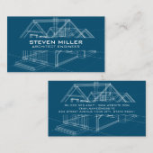 Ontwikkelaar Blueprints Visitekaartje (Voorkant / Achterkant)
