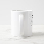 Ontwikkelaar Definition Coder Definition Funny Extra Grote Beker (Achterkant)