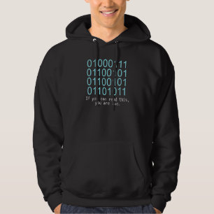 Ontwikkelaar Geek Computer Binaire Code Programmeu Hoodie