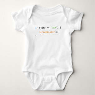 Ontwikkelaar Grappige Baby Code Programmeur Romper