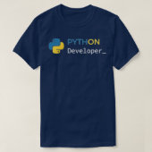 Ontwikkelaar Python T-shirt (Design voorkant)