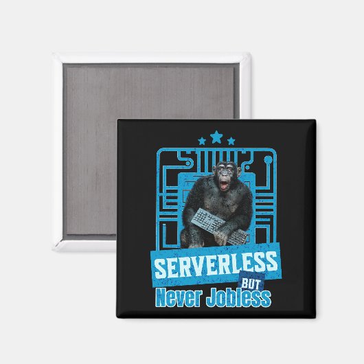 Ontwikkelaar Software Engineer Monkey Fun Magneet (Voorkant / Achterkant)