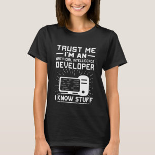 Ontwikkelaar van Kunstmatige Intelligentie Ik Wee T-shirt