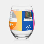 Ontwikkelaars Drinkglazen Wijnglas Zonder Voet (Links)