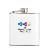 Ontwikkelaarstoolkit Flask Heupfles (Voorkant)