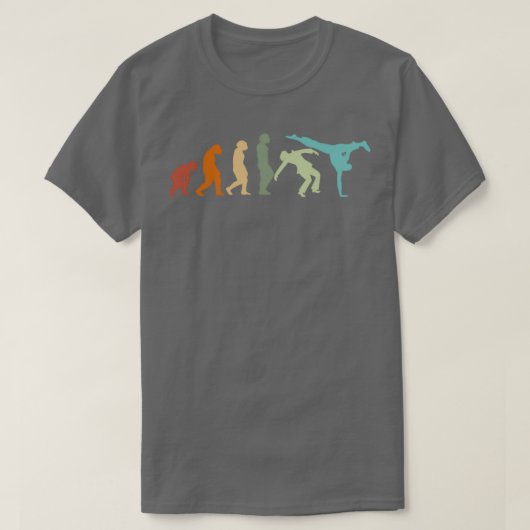ONTWIKKELING Capoeira Martial Arts Brazil Fight Ar T-shirt (Design voorkant)