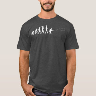 Ontwikkeling van de vliegvisserij op Mannen T-shirt