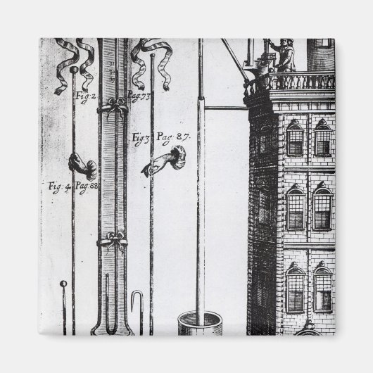 Ontwikkeling van de waterpomp door Robert Boyle Magneet (Voorkant)