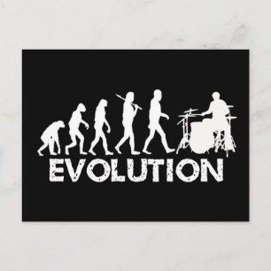 Ontwikkeling van een drummer briefkaart