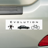 Ontwikkeling van het vervoer bumpersticker (Op auto)