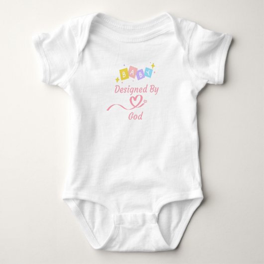 Ontworpen door God Baby Bodysuit (Voorkant)