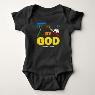 Ontworpen door God – Psalm 139:14 Christelijk gelo Romper
