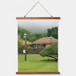 Ontworpen met een foto van Zuid-Korea, Vertica Hangend Wandkleed