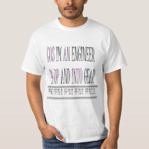 Ontworpen voor ingenieurs en degenen die dingen re t-shirt