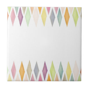 Ontworpen waterverf achtergrond tegeltje