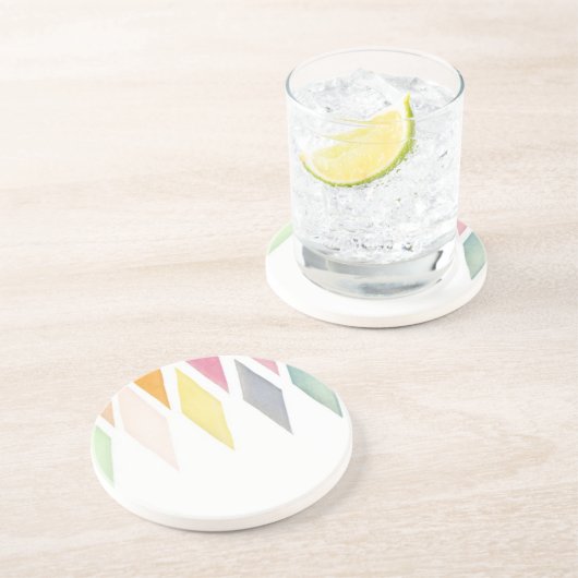 Ontworpen waterverf achtergrond zandsteen onderzetter (Zijkant)