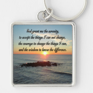 ONTZAGWEKKEND SERENITY PRAYER DESIGN SLEUTELHANGER