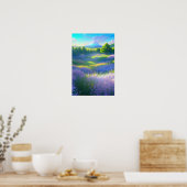 Ontzagwekkend Vista, Green Meadow Poster (Keuken)