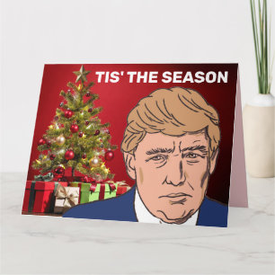 ONTZETTEND GOEDE TIJDEN DONALD TRUMP KERSTFEESTKAA KAART