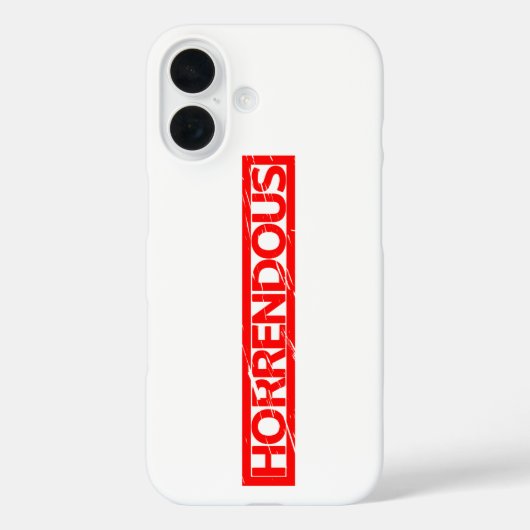 Ontzettende Stempel Case-Mate iPhone Case (Achterkant)
