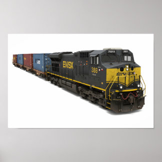 Ontzoutingsgoederentrein Poster