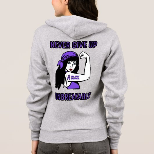 ONUITSPLITSBAAR...Epilepsie Hoodie (Achterkant)