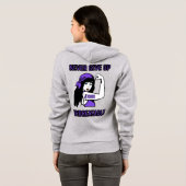 ONUITSPLITSBAAR...Epilepsie Hoodie (Achterkant volledig)