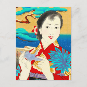 Onuma Chiyuki Japanse meisjes Maand door Maand Nie Briefkaart
