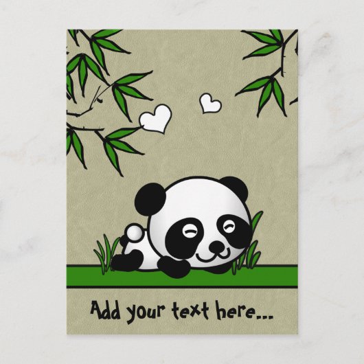 Onverdacht Panda Briefkaart (Voorkant)